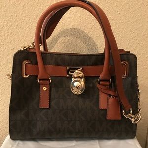 Michael Kors Medium Hampton Purse, Saffino Leather